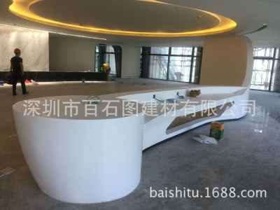 人造石异型前台热弯成型