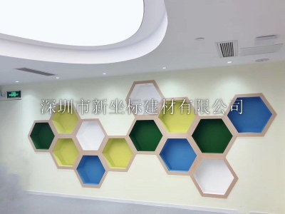 写字楼 高端人造石墙面